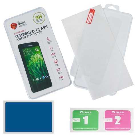 Защитное стекло All Spares для Samsung I9190 Galaxy S4 mini, I9192 Galaxy S4 Mini Duos, I9195 Galaxy S4 mini, 0,26 мм 9H Превью 1