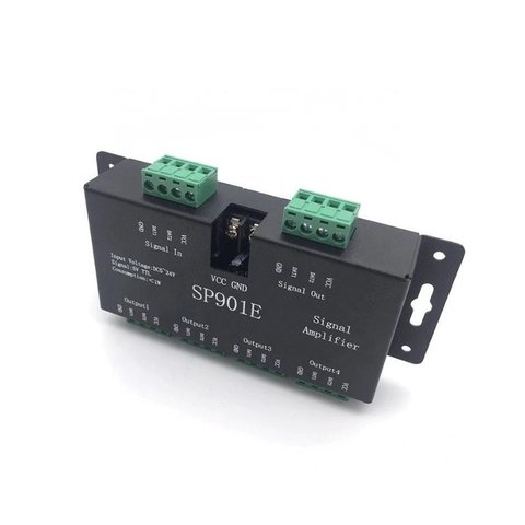 SPI підсилювач TTL-сигналу SP901E для SMART пікселів і стрічок 5-24В Прев'ю 1