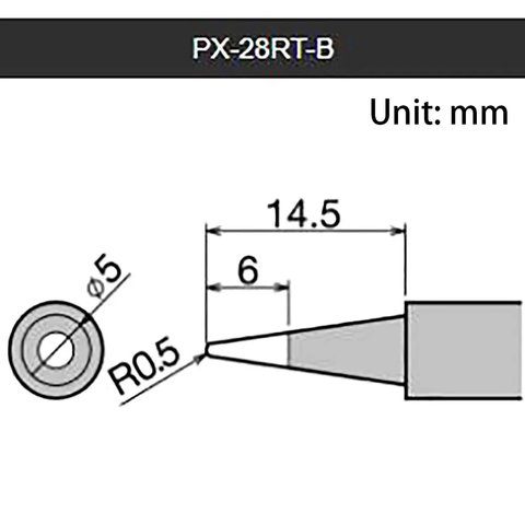 Паяльне жало Goot PX-28RT-B Прев'ю 4