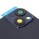 Задня панель корпуса для iPhone 14, чорна, із склом камери, Original (PRC), Midnight, small hole Прев'ю 1