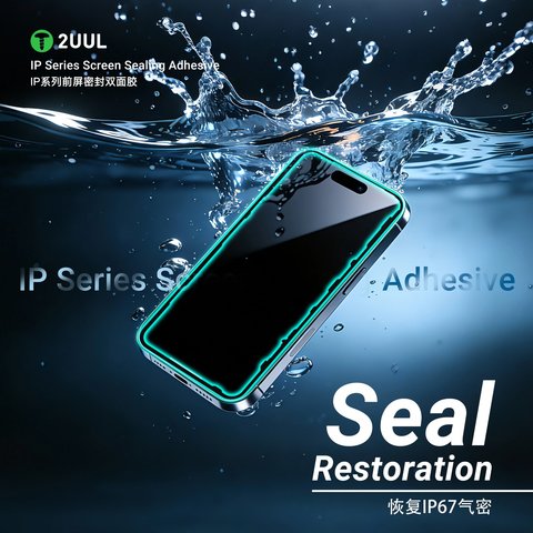 Стикер дисплея 2UUL SA15 для Apple iPhone 15, 5 шт., adhesive Превью 4