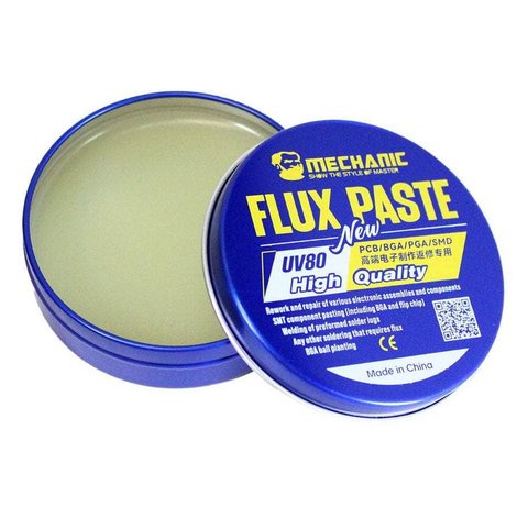 Flux Paste Mechanic UV80, (halogen-free, 60 g) Preview 1
