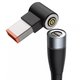 Cable USB Baseus Zinc Magnetic, USB tipo C a DC Square Port, 200 cm, 100 W, negro, PD trigger, #CATXC-U01 Vista previa  5