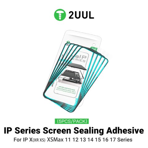 Etiqueta de pantalla 2UUL SA16PM puede usarse con Apple iPhone 16 Pro Max, 5 uds., adhesive Vista previa  1