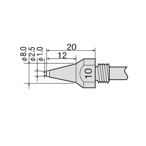 Наконечник для демонтажного пистолета GOOT TP-100N-10 Превью 1