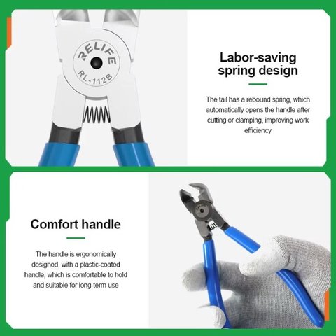 Pinzas cortantes RELIFE RL-112B , copa, 150 mm Vista previa  2