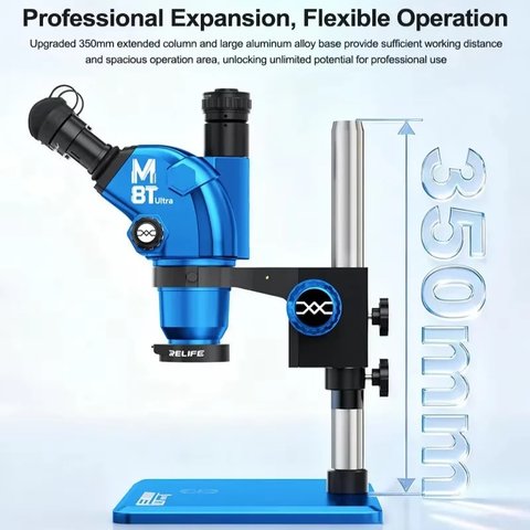Microscopio Sunshine M8T Ultra, trinocular, 6X-72X Vista previa  2