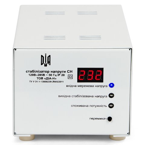 Релейний стабілізатор напруги ДІА-Н СН-300-м Прев'ю 1
