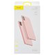 Чохол Baseus для iPhone XS Max, рожевий, Silk Touch, пластик, #WIAPIPH65-ASL04 Прев'ю 1