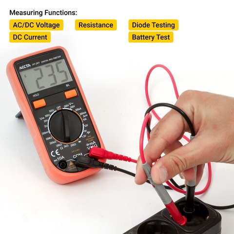 Цифровой мультиметр Accta AT-201 Превью 4