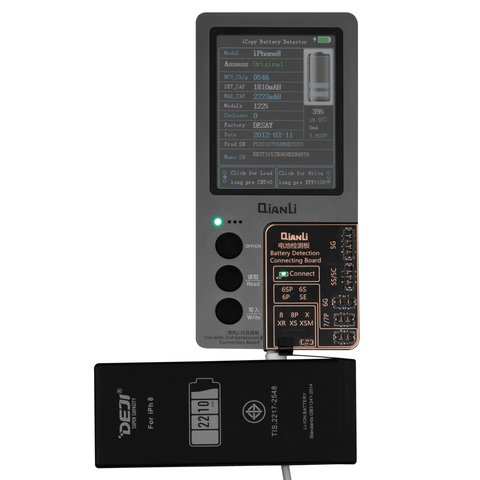 Акумулятор Deji для Apple iPhone 8, Li-ion, 3,8 В, 2210 мАг, збільшена ємність, original IC Прев'ю 1