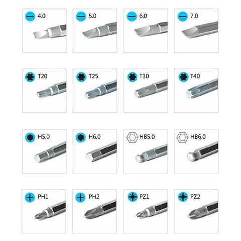Отвертка с набором бит Pro'sKit SD-9816 Превью 1