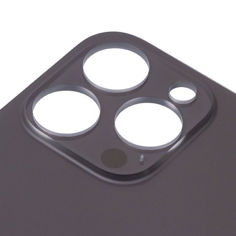 Задняя панель корпуса для iPhone 14 Pro Max, черная, не нужно снимать стекло камеры, Original (PRC), big hole Превью 1