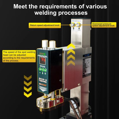 Пневматическая стойка Glitter G351, для сварки аккумуляторов Превью 6