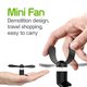 Вентилятор Mini, черный, мобильный, Lightning Превью 2