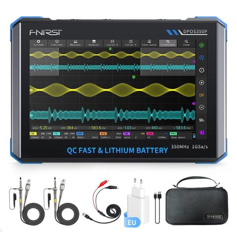 Цифровий осцилограф FNIRSI  DPOS350P Прев'ю 1