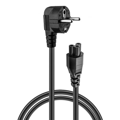 Кабель живлення С5 для медіаконвертерів, чорний, 1,5 м, для ноутбука Прев'ю 1