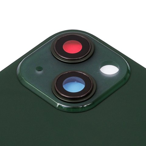 Задняя панель корпуса для iPhone 13, зеленая, со стеклом камеры, small hole Превью 1