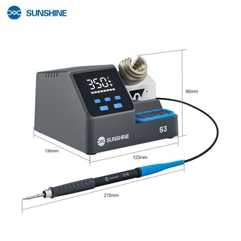 Паяльная станция Sunshine S3 210, цифровая, 60 Вт Превью 10