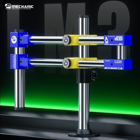 Штатив для мікроскопа Mechanic LM3, подвійний Прев'ю 2