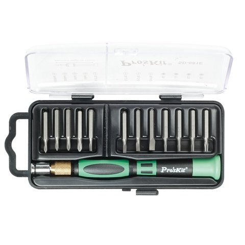 Screwdriver Pro'sKit SD-081E with Bit Set Preview 1